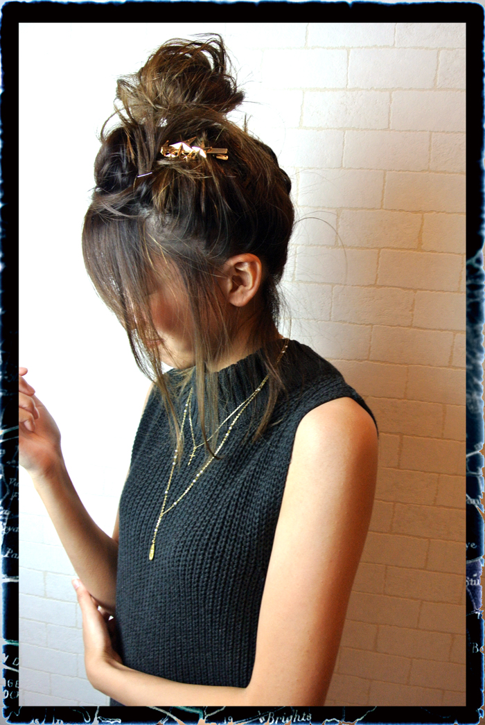 ミディアムスタイル　サイド