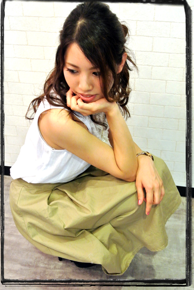 ロングスタイル　コーディネート